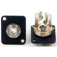 Switchcraft E12BB Phone Connectors 1/4"/3 COND STEREO BLACK FINISH