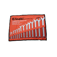 ASAKI AK-7504 Combination Wrench Set (14 pcs)