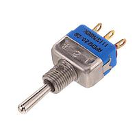 APEM 11137AD2K Toggle Switches Toggle, Single,S.Lug MOM-OFF-MOM,Gld Plt