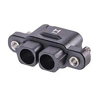 Harwin KA1-2010298F2 Wire Housings 2P FML SIL CBL HSNG W/ Rvrs Fix, Pnl Mnt