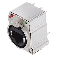 Amphenol Audio RJX8FB5VRGEB XLR XLRnet B TYPE VERT PCB CAT5E RD/GR SHLD