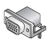 Kobiconn 156-3315-E High Density D-Sub Connectors HD D-SUB PCB R/A FM GOLD FLASH 15P BLK