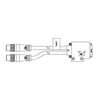 Molex 1200980045 Sensor Cables / Actuator Cables MIC 5P M/MP TO HORIZ DSUB 5M S