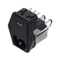 Schaffner FN378-2-21 Inlets 2A FLNG MNT-2FUSE POWER ENTRY MODULE