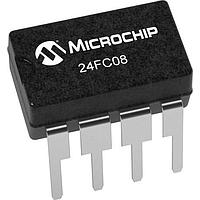 Microchip Technology 24FC08-I/P EEPROM 8Kb I2C , 1MHz 1.7-5.5V, 8-PDIP
