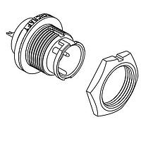 Switchcraft EN3P10M26PX Connectors 10-26 PC MALEPNL CONN