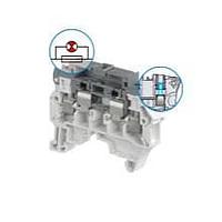 AMP Connectors - TE Connectivity ZS4-SF1-R4 Fuse Terminal Block Aut SNK Screw