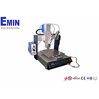 Technician support for industrial glue dispensing machine repair in electronics assembly