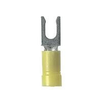 Panduit PV10-6LF-D Spade VYL-FORK 12-10 YEL #6