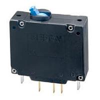 E-T-A Circuit Breakers 8340-F410-P1M1-KLH142-10A Hydraulic-Magnetic Single and multipole magnetic circuit breakers with trip-free mechanism and toggle actuation. A choice of fast magnetic only or hydraulically delayed switching characteristics (S-type MO or HM CBE to EN 60934) ensures suitability for