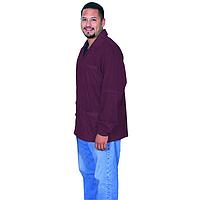 Desco 73906 Jacket with Knitted Cuffs (Burgundy, 3X-Large)