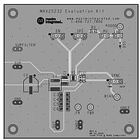 Analog Devices MAX25232EVKIT# Voltage Regulator - Switching Regulator EVkit for MAX25232 - HV 2.5A low Iq mini