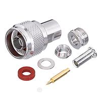 Radiall R161052000W Connectors N / STRAIGHT PLUG CLAMP TYPE CABLE .141