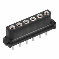 Harwin M80-8970601 Headers 6 POS SIL FEMALE VERT TIN/LEAD