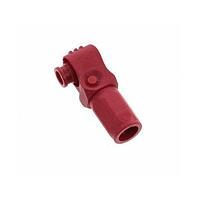 Amphenol Industrial SLPPB35BNR2 DC Plugs SURLOK PLUS, RIGHT ANGLE PLUG, 8.0MM, 35MM , CRIMP, W/Backshell, NON-SEALED, RED, 60 KEYWAY