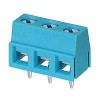 Same Sky (formerly CUI Devices) TB006-508-20BE Fixed Terminal Blocks Terminal block, screw type, 5.08 , horizontal, 20 poles, CUI Blue, slotted screw, PCB mount