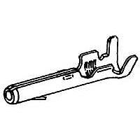 AMP Connectors - TE Connectivity 61117-4 (Cut Strip) Contacts MINI UMNL PIN SN Cut Strip of 100
