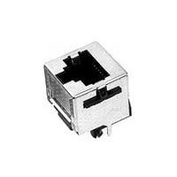 AMP Connectors - TE Connectivity 3-1734577-5 Modular RJ45 8P8C SHD W/O LED 50u Au HDT