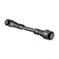 Amphenol LTW AB-AZ10FL-AZFL-QC001 Sensor Cables / Actuator Cables X-Lok, Mini Size, Plastic, 1.5A, 10 pins, Female Connector, Female Contact, Straight-to-Straight, Push Lock, Overmolded Double Ended, Length 1000mm, IP68
