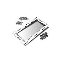 Hammond Manufacturing 1481WFL96 Electrical Enclosures Window Kit Frameless 8.6 x 6.2 - Viewing Area 8.6 x 6.2