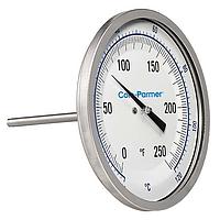 Cole parmer EW-90590-54 Industrial Bimetal Thermometer (-20~120°C; 12”Stem; 5"Dial)