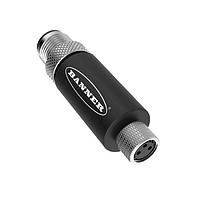 Banner Engineering S15A-M12M4M8F3 In-Line Wiring Adapter S15 A Series: In-Line Adapter; Voltage: 12-30 V dc; IP67; M12 Male 4-pin to M8 Female 3-pin