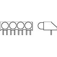 Dialight 550-5507-004F LED Circuit Board Indicators RED WTR CLR SUP BRT