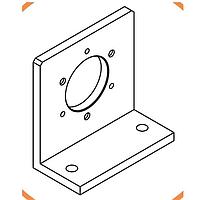 Sensata Technologies - BEI Sensors M9202 Tools & Accessories Right angle Mounting Bracket