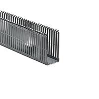 HellermannTyton 184-24004 High Density Slotted Wall Wiring Duct HDSWWD 2X4 GY 120/CT