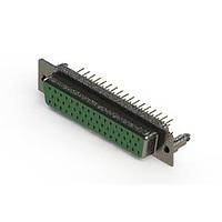EDAC 628-M50-221-GT5 D-Sub Connectors - Standard Density Vertical Machined D-Sub Connector