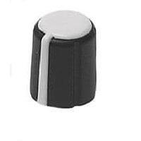 Davies Molding 1221-J Cylindrical Knob S/T Control Knob 6mm Flat to 4.5mm