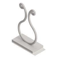 Essentra Components KLB-750A-RT Twist Lock Clip Curly Lock,Adh Mnt,Nat,.70-.80 in Hld