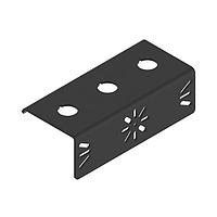 Banner Engineering SSA-MBK-EEC3 E-STOP Mounting Hub Bracket Bracket: E-STOP Mounting Hub Bracket; Right-Angle; Three 30 mm Holes; Black
