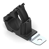 HellermannTyton 151-01979 Ratchet Clamp Ratchet P-Clamp, 0.76 - 1.42" Bundle Dia, 180 Med, 0.26" Hole Dia, PA66HIRHSUV/SS304, Black, 140/ctn