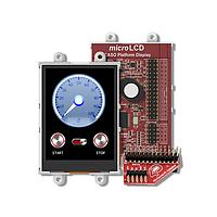 4D Systems uLCD-28PTU-PI Resistive 2.8" Pk Adptr Shld for Raspberry Pi