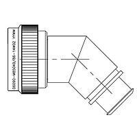Raychem - TE Connectivity R85049/86-14N03 Band Lock Adapters 45DEG BCKSHELL SZ 14 SELF-LOCKING BAND