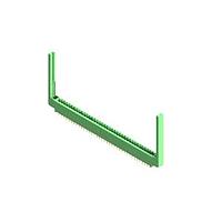 EDAC 837-074-558-868 Receptacles 837 High Temp' Series (.156" (3.96mm) contact spacing) Card Edge Connector with 74 90 Deg' Tail Bend (Contact Code 541 bent to have a pitch of .100" x .200" (2.54mm x 5.08mm)) in a Double Row formation. The Insulator is Green in color and has .170" (