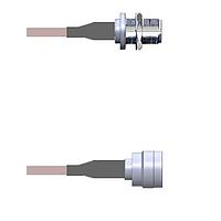 Amphenol Custom Cable Q-25056000H036i RF Cable Assemblies N-SJB/TNC-SP G142 36I