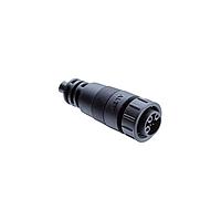 Amphenol LTW CBU-08AFDM-TL7A02 Sensor Cables / Actuator Cables Ceres, Middle Size, Plastic, 10A+2A, 08 pins, Female Connector, Female (Power) + Male (Signal) Contact, Straight, 3 Points Lock, Overmolded, Length 2000mm, IP67