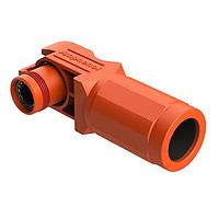 Amphenol SINE Systems ATHP061RS08NN-50-ORG Plugs 8mm RA plug socket 180A/1000V, orange