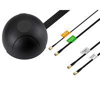 Taoglas MA760.A.ABIC.003 MIMO Pantheon MA760 4in1 Permanent Mount GNSS 4G/3G/2G 2xMIMO Wi-Fi Antenna oe145*82mm