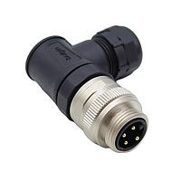 Bulgin PXPTPU78RAM04ASTM22 Connectors 4 Contacts 7/8" Flex Body Male