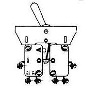 Honeywell 17AT6 Toggle Switches Toggle SW 6PDT 2POS SCRW TERM STD LVR