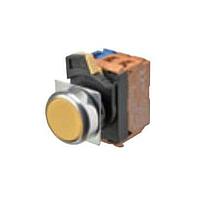 Omron Automation and Safety A22NN-RNA-NWA-G100-NN Safety Switches Assm, Flt, Mtl Bzl, Whte, 1 NO