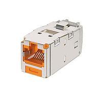 Panduit CJSK6X88TGOR Modular Connectors / Ethernet Connectors Mini-Com Keyed Mod Cat 6A Shielded