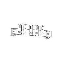 Keystone Electronics 861 Terminal Strip Mini terminal strip .096 Hle .250