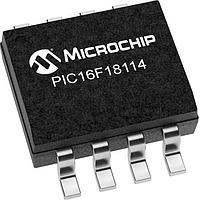 Microchip Technology PIC16F18114T-I/SN MCUs 7KB Flash, 512B RAM, 128B EEPROM, 12b Diff. ADCC, 2x16-bit dual PWM