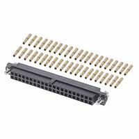 Harwin M80-4614205 Receptacle Housing 21+21 POS FEM +J/S SM BORE GOLD