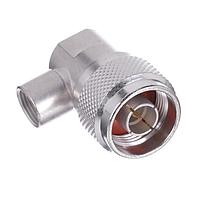 Radiall R161157000W Connectors N / RIGHT ANGLE PLUG CLAMP TYPE CABLE 5/50 S+D