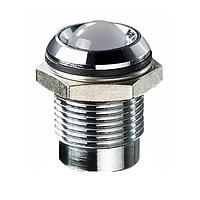 APEM Q14F5CZZRGB24ECA Indicators Flush Chrome Bezel 24VDC RGB IP67